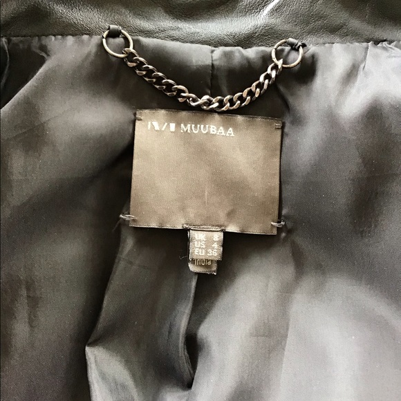 Muubaa Leather Moto Jacket - Picture 4 of 6